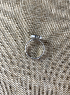 女士 青花瓷戒指 老瓷片 925银 手工饰品 简约流行 古瓷首饰 新品