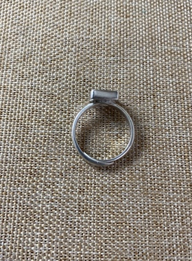 女士 青花瓷戒指 老瓷片 925银 德字 手工饰品 简约流行 古瓷首饰