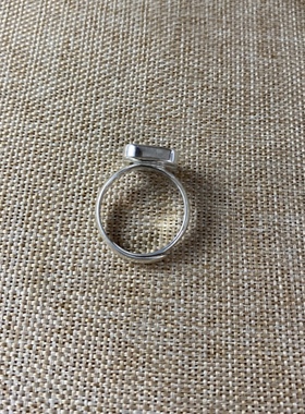 女士 青花瓷戒指 老瓷片 925银 手工饰品 简约流行 古瓷首饰 流行