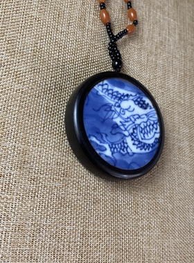 古瓷首饰 青花瓷吊坠 挂件 龙 饰品配饰 流行 男女佩戴 新品