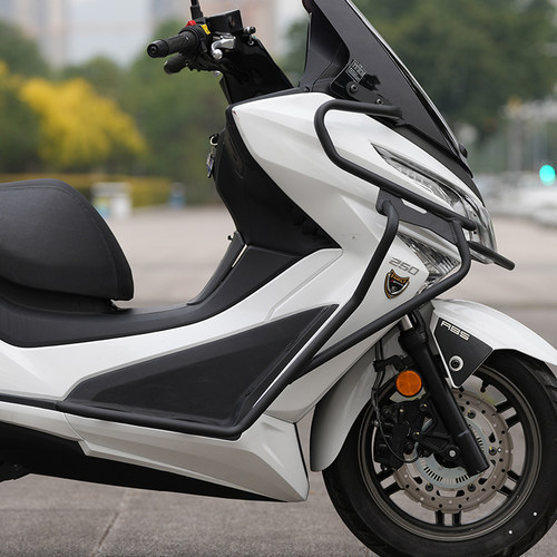 适用于光阳赛艇250保险杠摩托车CK250T-10护杠赛艇300改装防摔杠 - 图2
