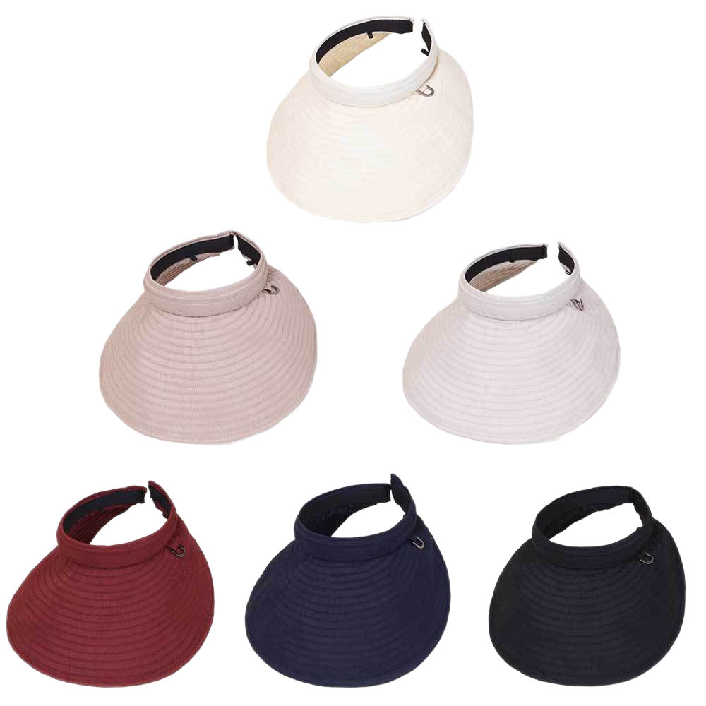 香港潮牌 发箍款纯色螺纹织带大帽檐空顶帽2025新款防晒帽显脸小,淘宝优惠券,粉丝福利购,淘宝优惠卷