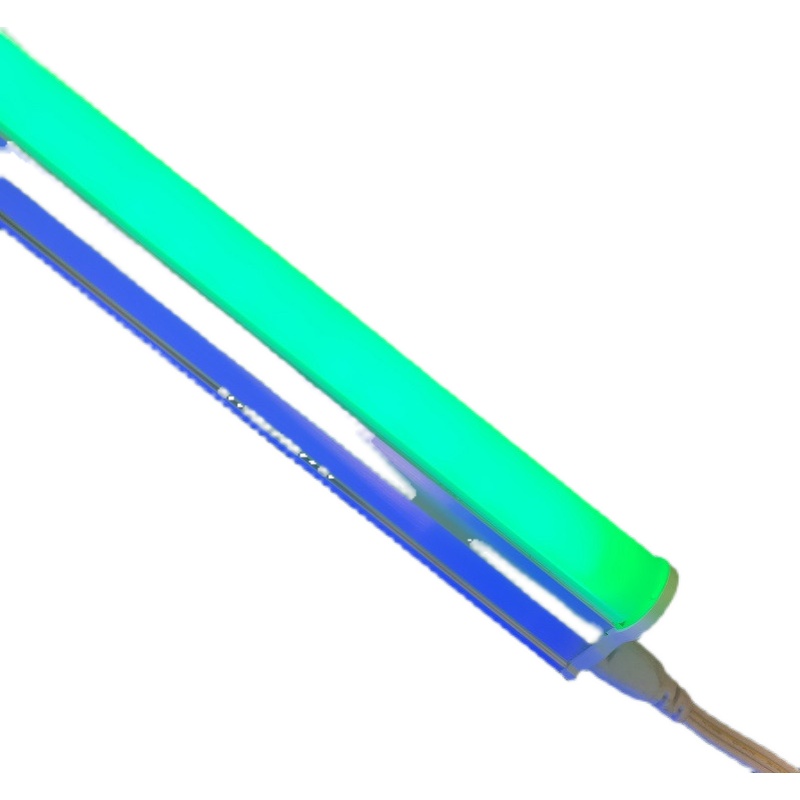 朵盛照明彩色T5led灯管红色蓝色绿色红光蓝光绿光一体化LED日光管