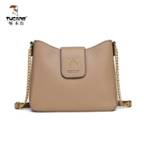 Сумка через плечо, зимняя вместительная и большая сумка на одно плечо, из натуральной кожи