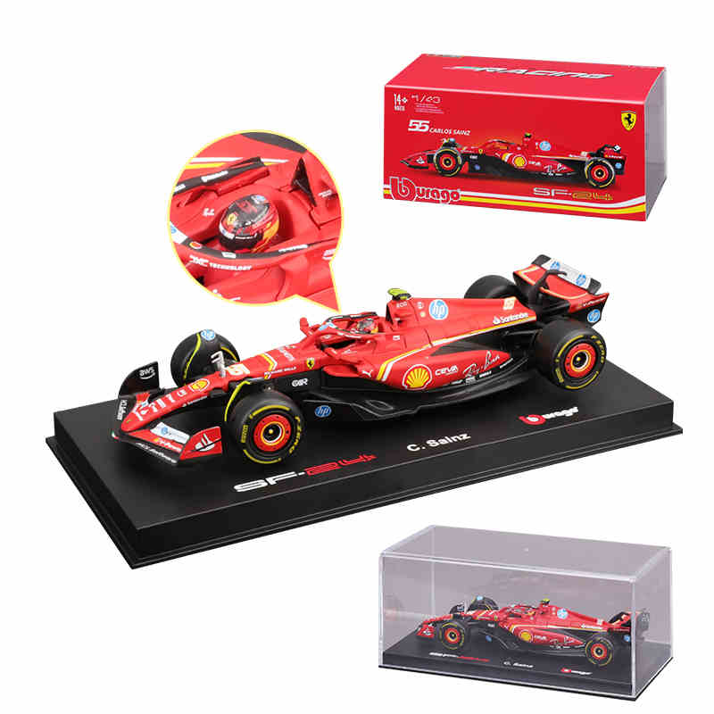 比美高1:43法拉利SF24赛车F1模型2024方程式合金车模 勒克莱尔f1 - 图2