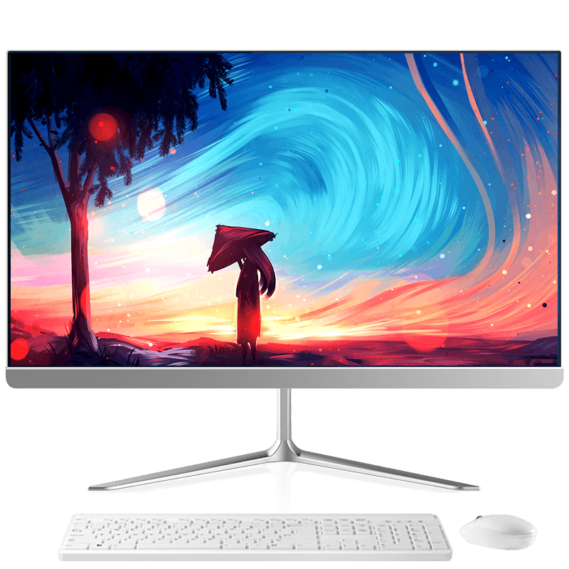 窄边框一体机台式i3i5i7 27英寸主机 神龙马数码一体机