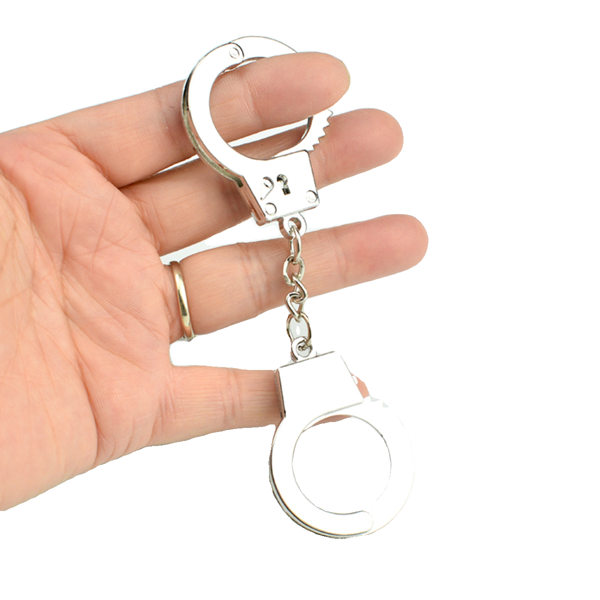 迷你仿真玩具手考钥匙扣金属挂件创意小礼品新潮宠物双手考套手指 - 图3