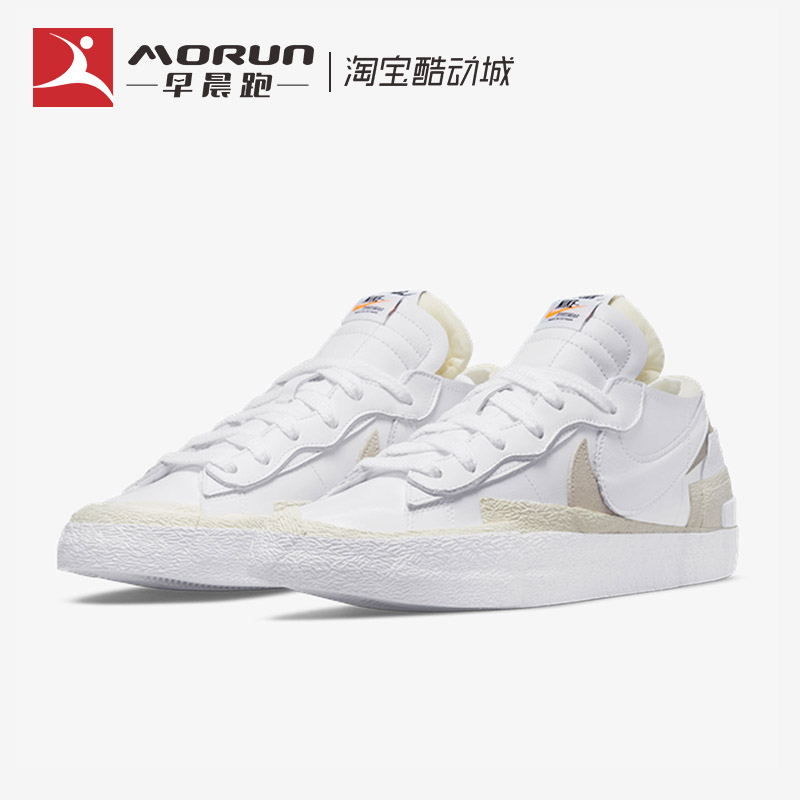 Nike/耐克 Blazer Low x Sacai联名解构低帮休闲板鞋 DM6443-100-图0