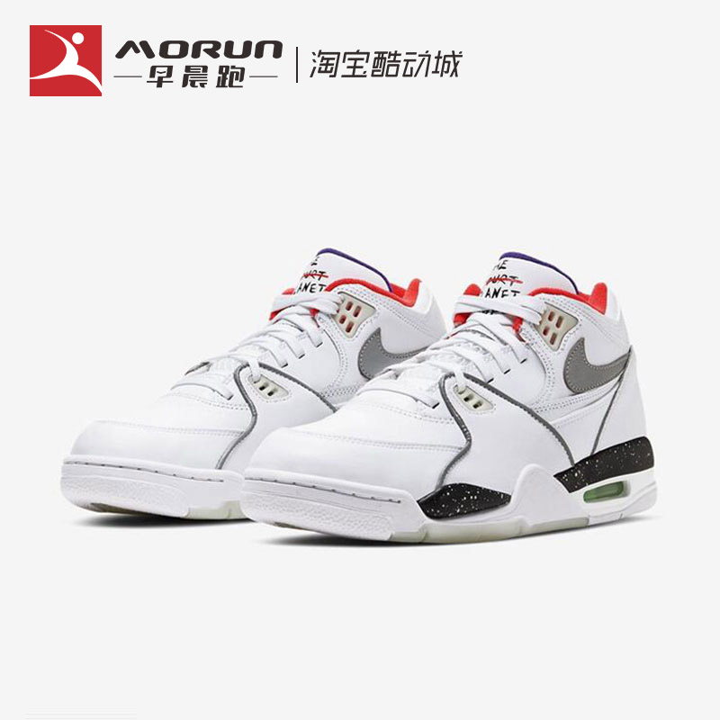 Nike/耐克 Air Flight 89 AJ4兄弟 夜光白镭射篮球鞋 CW2616-101