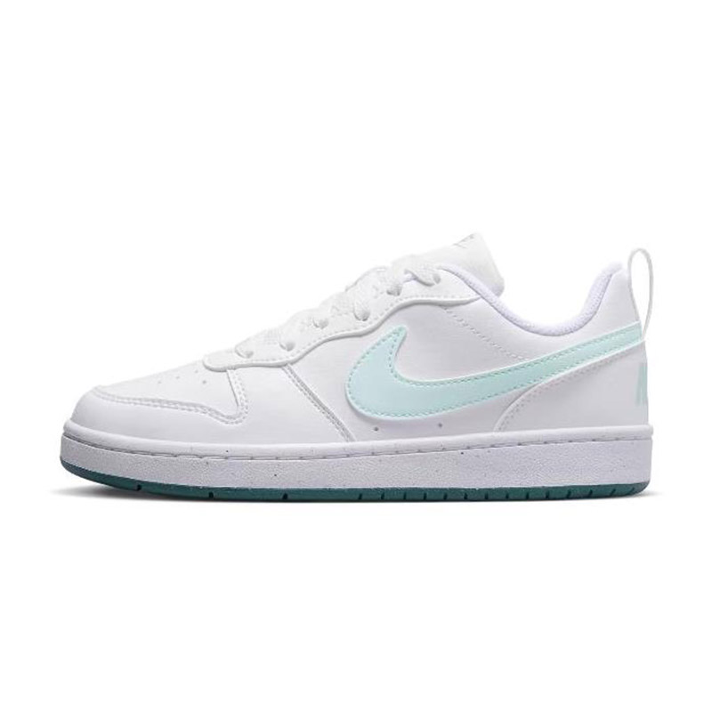 Nike/耐克 Court Borough Low 2 白绿GS复古休闲板鞋女DV5456-102