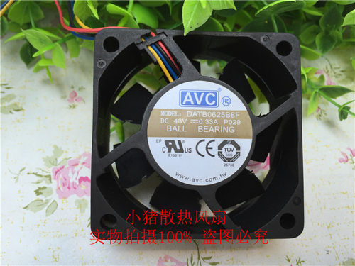 原装AVC DATB0625B8F 60*25MM 48V 6CM厘米线PWM温控48伏散热风扇 - 图3