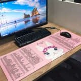 Водонепроницаемая мультяшная мышка, милый индивидуальный игровой настольный коврик, делается под заказ