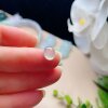 Natural jade ice seed oval small egg surface sweet water green