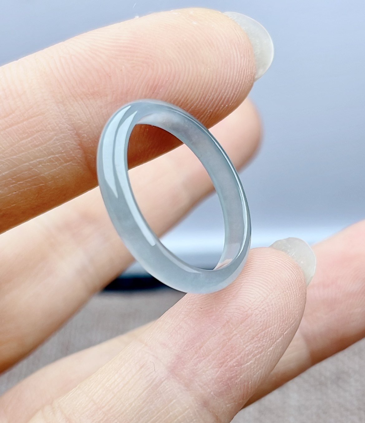 真玉老坑玉石冰种A货晴水淡绿翡翠戒指特色素圈蓝水冰指环配证书,淘宝优惠券,粉丝福利购,淘宝优惠卷