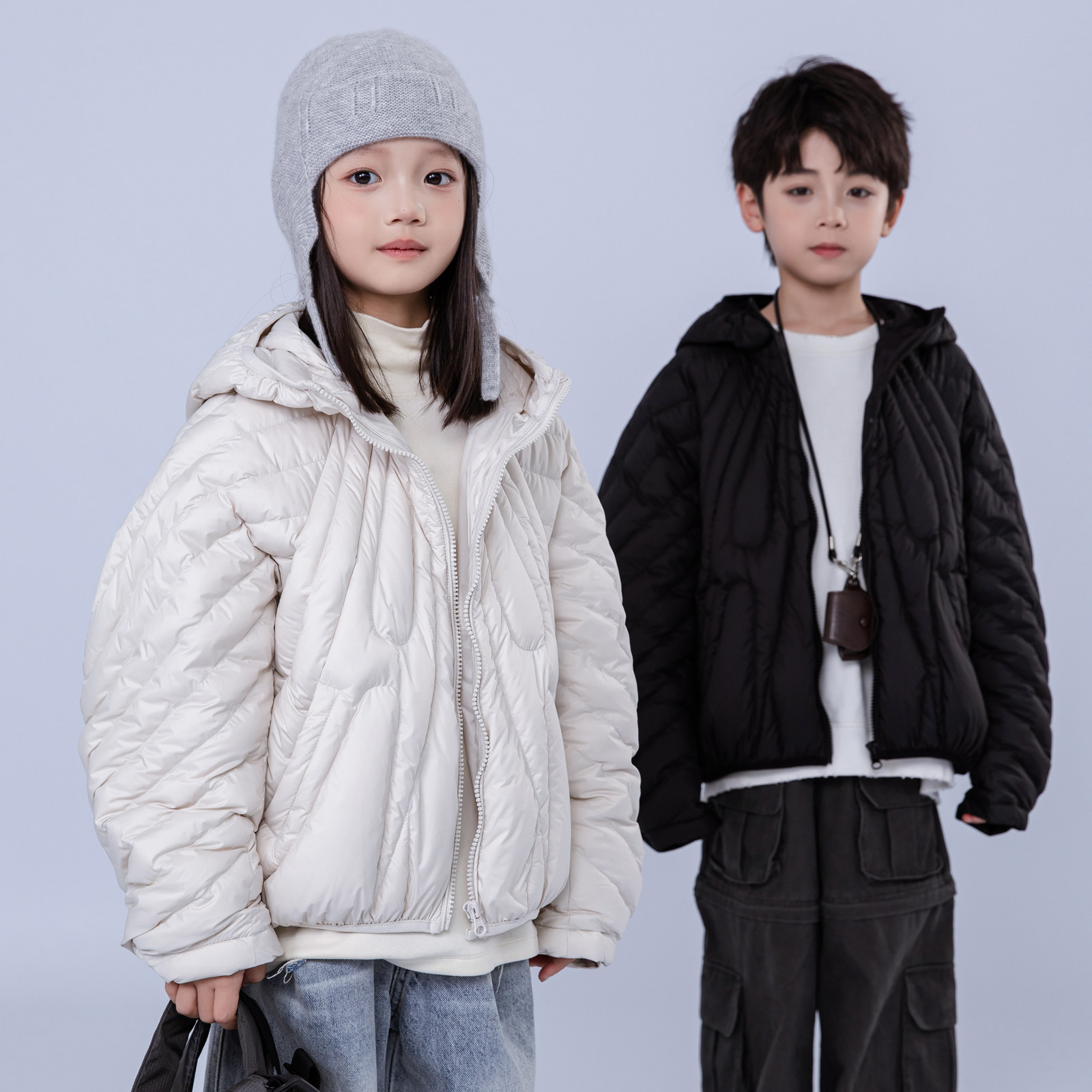 韩国童装儿童羽绒服男童女童秋冬轻薄白鸭绒外套小童大童保暖冬装,淘宝优惠券,粉丝福利购,淘宝优惠卷