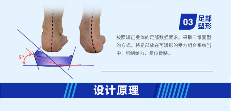 儿童扁平足鞋垫足弓垫塌陷支撑内外八字矫正X腿足外翻X0腿矫正器 - 图2