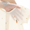 Newborn short-sleeved pure cotton summer thin jumpsuit