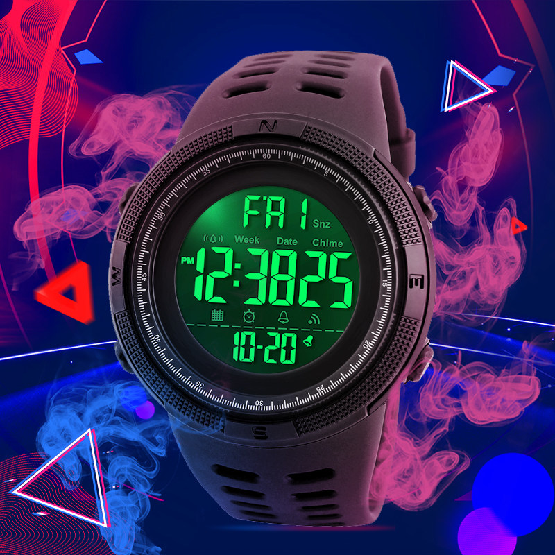 时刻美男士防水个性户外电子表 时刻美国产腕表