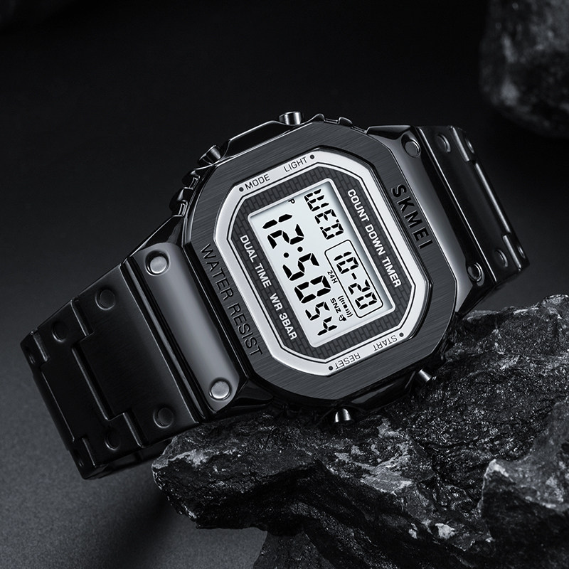 时刻美男士正品韩潮多功能电子表 时刻美国产腕表