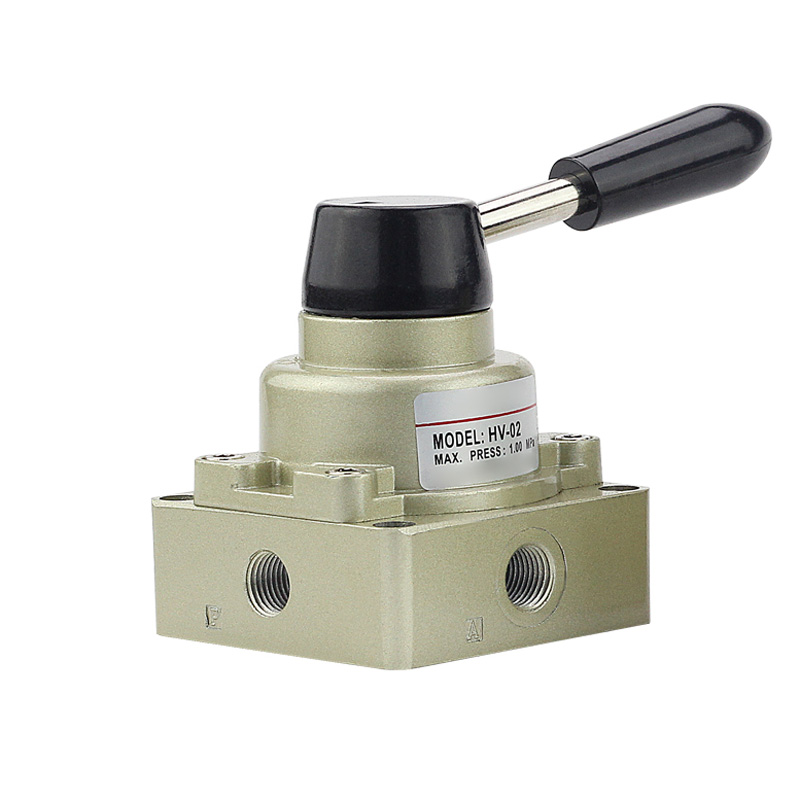 手动换向开关气阀HV-02-03-04三位四通气缸控制气动转向阀手转阀 - 图3