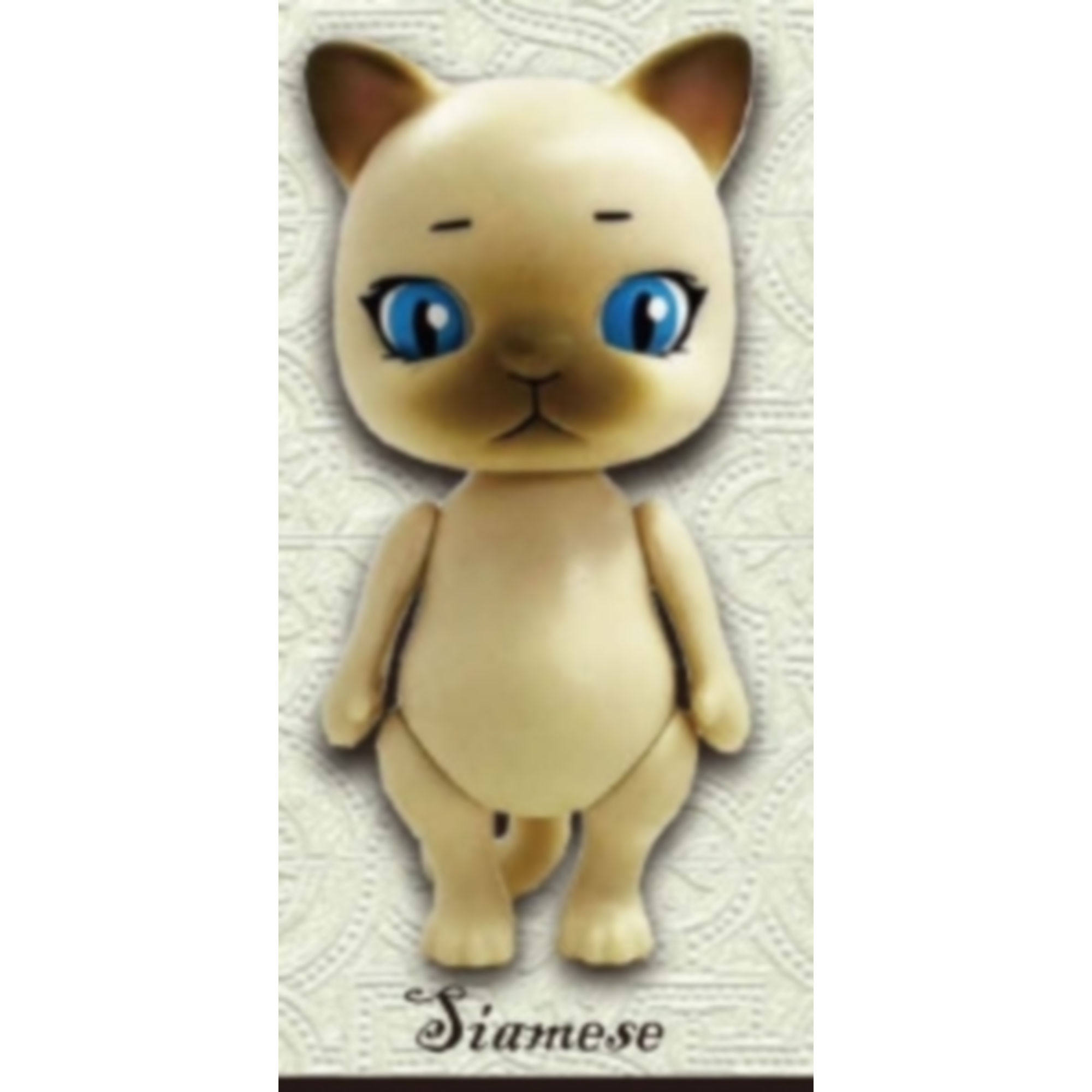 虾壳社 现货日本HMA扭蛋 CAPSULE DOLL VOL.1 再贩 猫咪 拼装摆件 - 图2