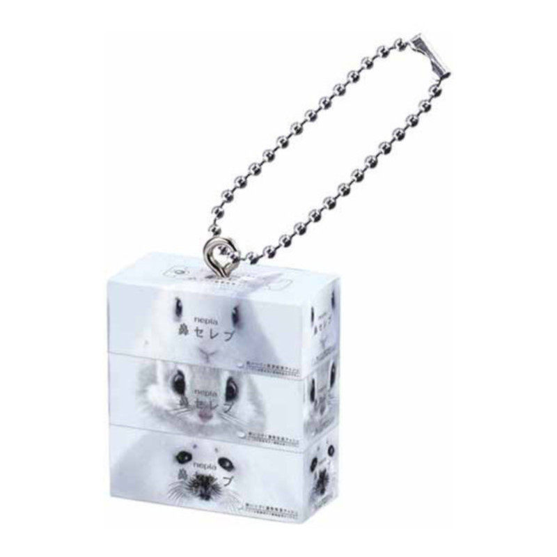 虾壳社 现货日本BANDAI扭蛋 万代 Nepia鼻部保湿专用纸巾微缩挂件,淘宝优惠券,粉丝福利购,淘宝优惠卷