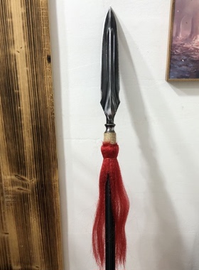 长矛手工红樱枪锻打霸王枪锰钢