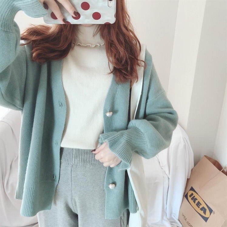 hs慵懒风外搭2020年新款女针织衫 jhmmsz服饰毛针织衫