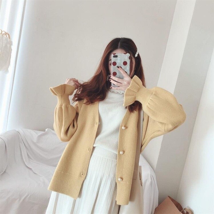 hs慵懒风外搭2020年新款女针织衫 jhmmsz服饰毛针织衫