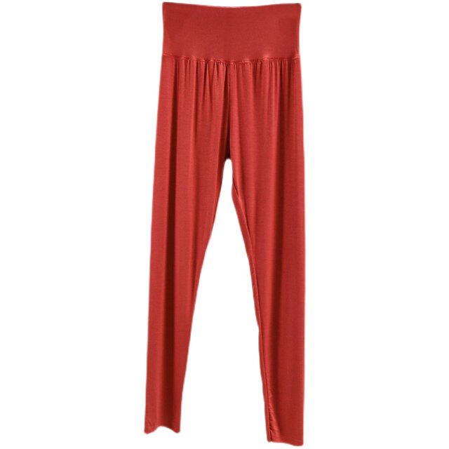 Modal tight large size stretch nine-point pants