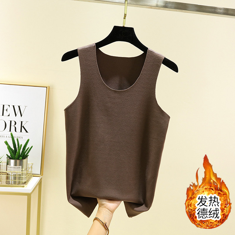 男士保暖背心秋冬内搭无袖坎肩男款德绒无痕打底衫纯色加绒上衣,淘宝优惠券,粉丝福利购,淘宝优惠卷