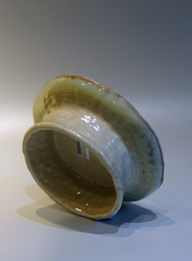 台湾陶艺家林逢熙手捏柴烧彩玉瓷窑变功夫茶具中式干泡台顺丰包邮