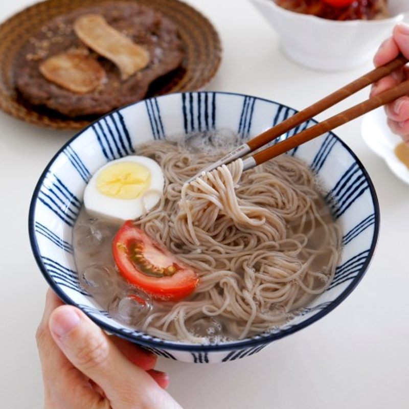 韩国直邮圃美多不倒翁平壤冷面原味冷面白萝卜泡菜冬至韩式冷面-图2