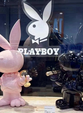 ZCWOPVC卡通兔子手办潮玩摆件