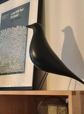 Vitra木制小鸟装饰品摆件