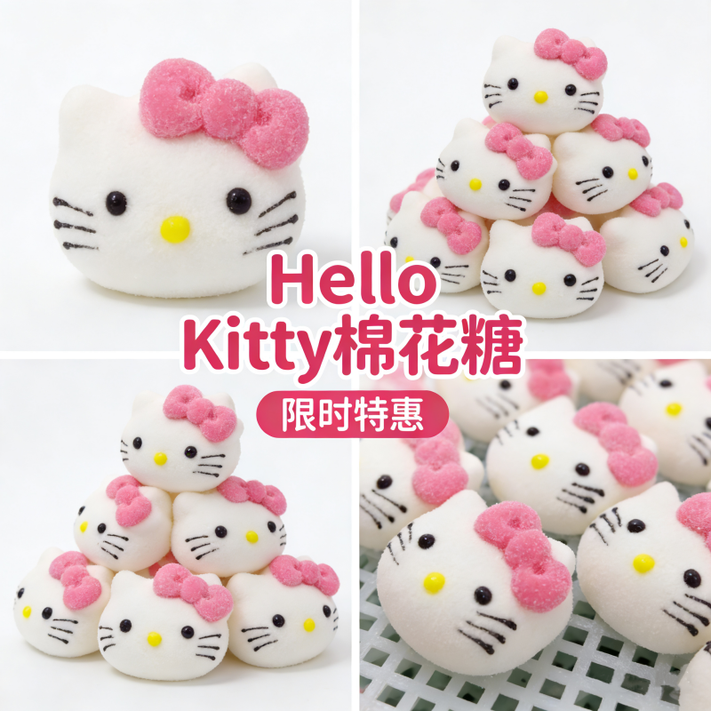 小兔棉花糖烘焙蛋糕装饰冰粉卡通糖果网红躺平鸭小猪造型独立包装,淘宝优惠券,粉丝福利购,淘宝优惠卷