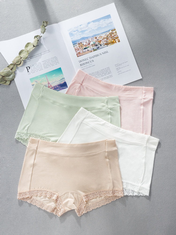 lhz3条大码莫代平角无痕竹纤维内裤 lanhaizhan内裤