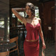 ITSNIKAR Retro Lace V-neck Suspender Suit Women's Summer Irregular Drape Hip-covering Skirt Set two-piece