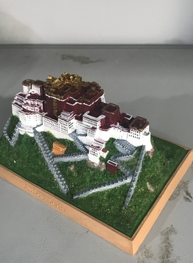 树脂工艺品家居摆件建筑布达拉宫