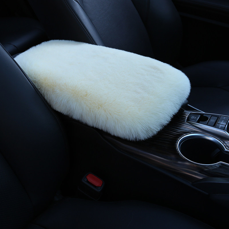 汽车扶手箱垫仿獭兔毛绒车中央扶手箱套胳膊垫通用型车载装饰内饰,淘宝优惠券,粉丝福利购,淘宝优惠卷