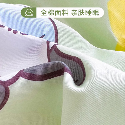 卡通纯棉枕套一对装48x74cm儿童枕头套全棉枕芯内胆套单个装30x50 - 图0