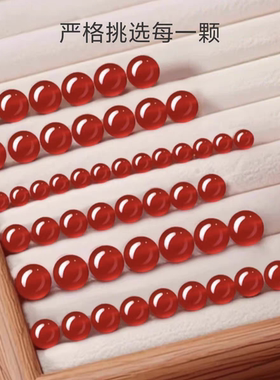 绿檀木红玛瑙双圈手串女款新中式半山半水串珠盘玩缺补火木质手链