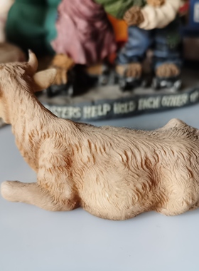 海淘中古树脂摆件，默认微瑕，满38包邮