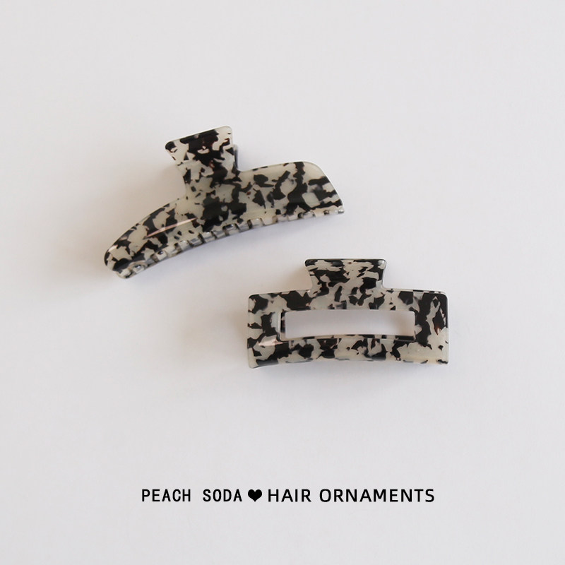 中式复古水墨抓夹气质高级感后脑勺盘发鲨鱼夹发抓简约头饰女夹子,淘宝优惠券,粉丝福利购,淘宝优惠卷