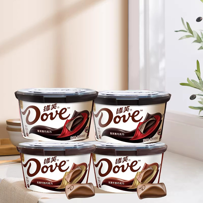 士力架花生夹心巧克力德芙碗装混合全家桶装零食喜糖官方旗舰店