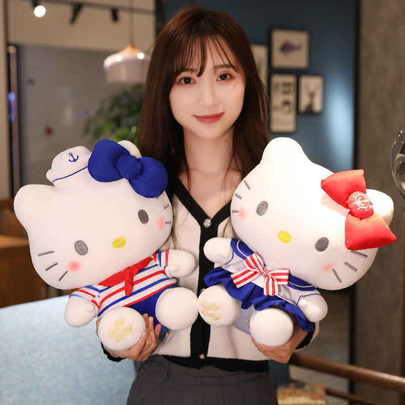 hellokitty公仔毛绒玩具哈喽kt抱枕 卡洛布布毛绒布艺类玩具