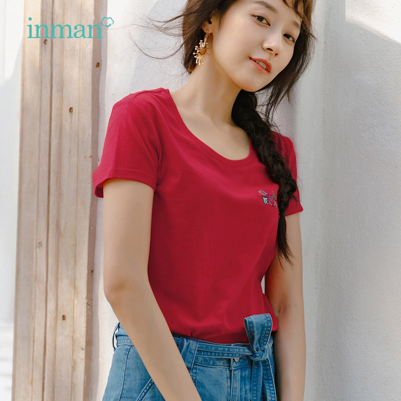  茵曼田田极客T恤