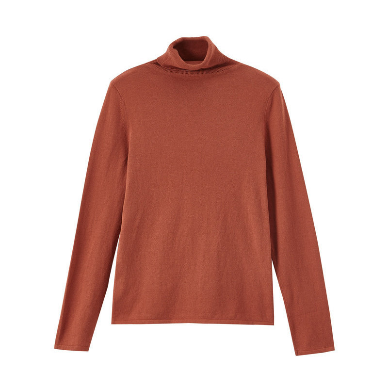 茵曼旗舰店高领打底衫2020秋冬毛衣 茵曼田田极客毛针织衫