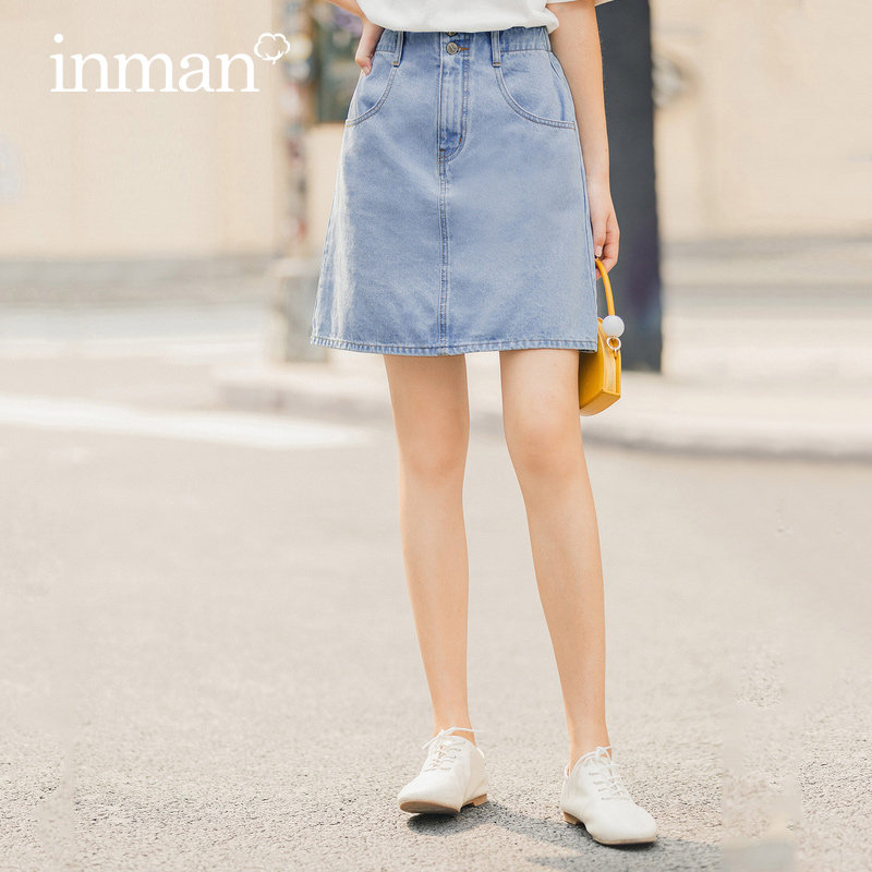  茵曼田田极客半身裙