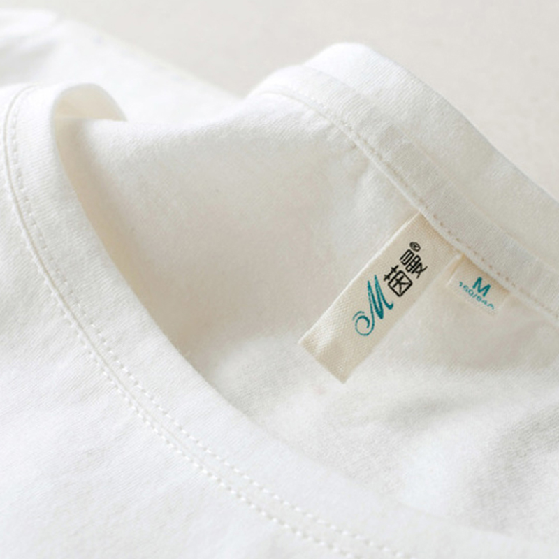 茵曼旗舰店纯棉短袖2020夏季款t恤 茵曼田田极客T恤